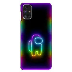 Чехол Амонг Ас для Samsung Galaxy M31s (AlphaPrint) (Яркий скин)