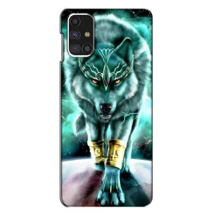 Захисні чохли для Самсунг Галаксi M31с (AlphaPrint) (ХІТ продаж) ВОВК (Яскравий вовк)