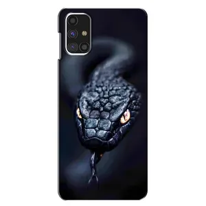 Чохол з картинкою 'Хижаки' для Samsung Galaxy M31s (Чорна змія)