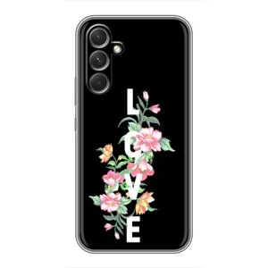 Чехлы для любимой на <td>Samsung Galaxy M32 5G </td> (VPrint) (Квіти LOVE)