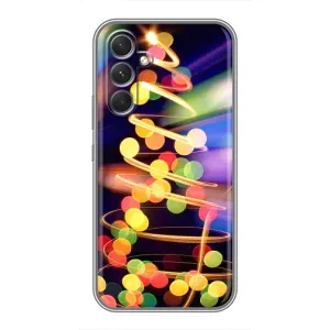 Новорічні Чохли для <td>Samsung Galaxy M32 5G </td> (VPrint) (Ялинка в огоньках)