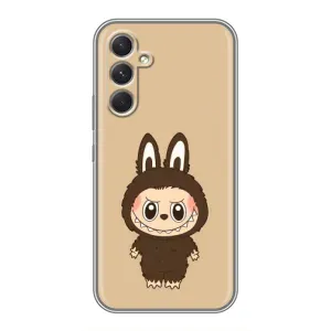 Чохол з Лабубу на Samsung Galaxy M32 5g (Bored Ape в червоному)