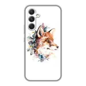 Чохли з картинкою Лисичка для Samsung Galaxy M32 5g (VPrint) (Лиса в квітах)
