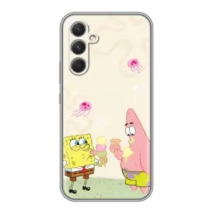 Чохол Губка Боб для <td>Samsung Galaxy M32 5G </td> (Патрік і Боб)