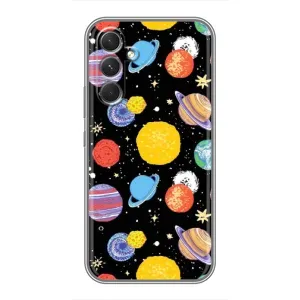 Космічні Чохли для <td>Samsung Galaxy M32 5G </td> (VPrint) (Намальовані планети)