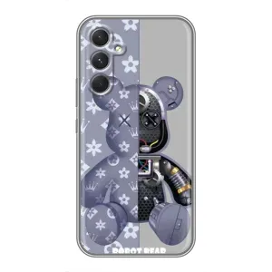 Крутые Чехлы Луи Виттон для Samsung Galaxy M32 5g (AlphaPrint) (Робот Мишка)