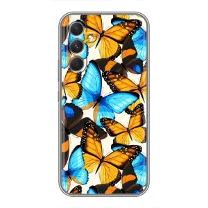 Чохол з принтом для <td>Samsung Galaxy M32 5G </td> - (Прикольні) (AlphaPrint) (Яскраві метелики)