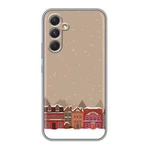 Новорічні, Святкові Чохли для Samsung Galaxy M32 5g - 2024 год (Зимове місто)