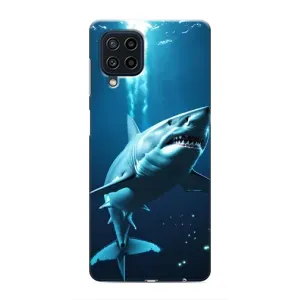 Чехол с картинкой «Хищники» для Samsung Galaxy M32 (Акула под водой)