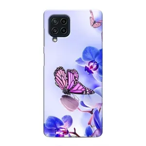 Чехлы с Цветами для Samsung Galaxy M32 (VPrint) (Бабочка на цветочке)