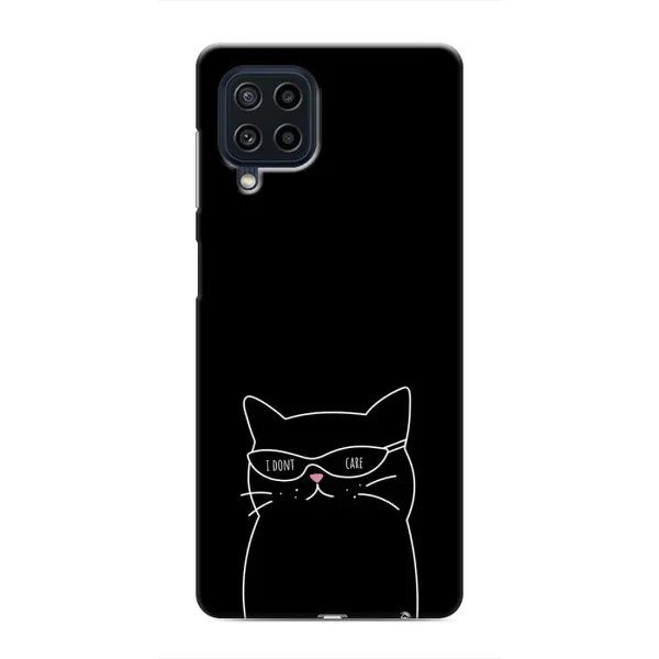 Чехол с принтом «Равнодушный кот» для Samsung Galaxy M32