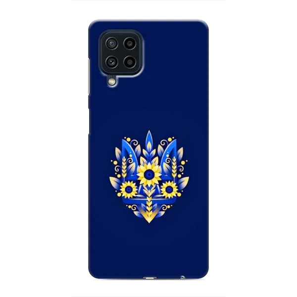 Чехол с принтом «Цветочный Герб» для Samsung Galaxy M32