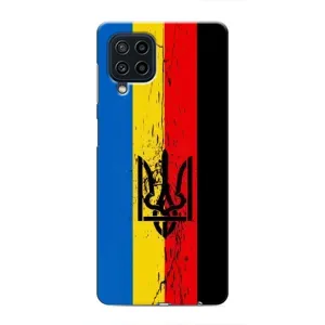 Украинские Чехлы для Samsung Galaxy M32 с картинкой УПА (AlphaPrint) (Флаг УПА)