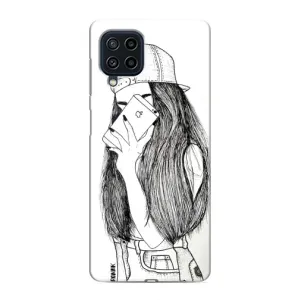 Чохол з друком для Samsung Galaxy M32 - (Мода) (AlphaPrint) (Фото дівчини)