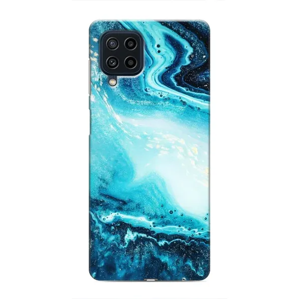 Чехол с принтом «Голубой мрамор» для Samsung Galaxy M32 Чехол с принтом «Голубой мрамор» для Samsung Galaxy M32
