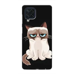 Чохол з принтом для Samsung Galaxy M32 (AlphaPrint) Модні коти (Сумний кіт)