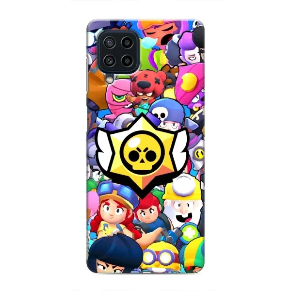 Чехол с принтом «Лого Brawl Stars» для Samsung Galaxy M32