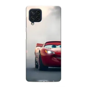 Силиконовый чехол Маквин для Samsung Galaxy M32 (Скоростной Маквин)