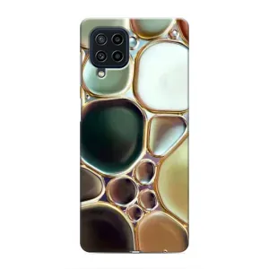 Мраморний чехол на Samsung Galaxy M32 (VPrint) (Радужний Мрамор)