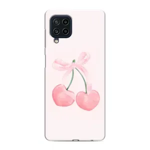 Чохол з розовим принтом для Samsung Galaxy M32 (Рожеві вишні)