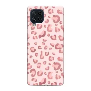 Чохол з розовим принтом для Samsung Galaxy M32 (Рожевий леопард)