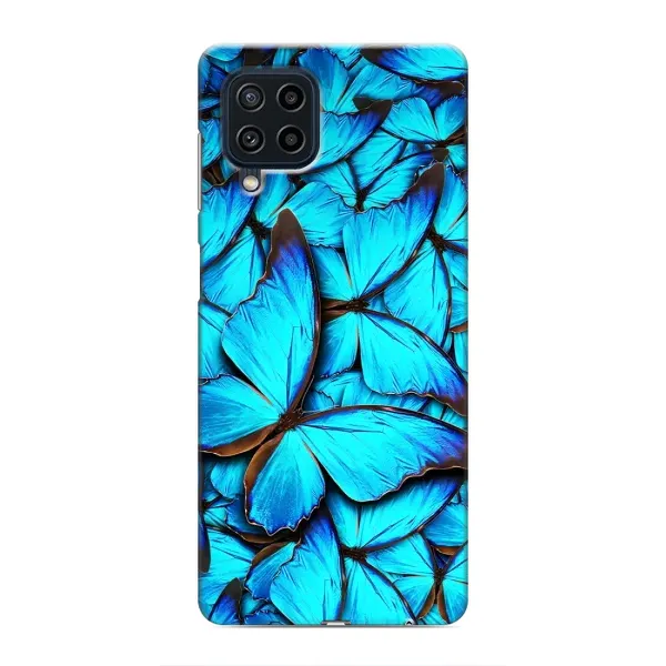Чехол с принтом «Синие бабочки» для Samsung Galaxy M32 Чехол с принтом «Синие бабочки» для Samsung Galaxy M32