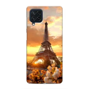 Чохол Ейфелева Вежа Samsung Galaxy M32 - (AlphaPrint) (Сонячня вежа)