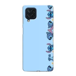 Чехол с принтом Стич на Samsung Galaxy M32 (Стич фон)