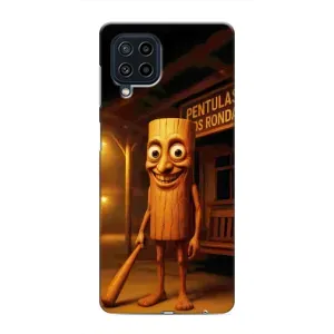 Чехол с мемом Тралалело тралала на Samsung Galaxy M32 (Тунг тунг сахур)