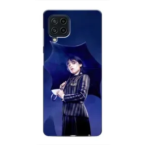 Чохли Венсдей на Samsung Galaxy M32 Уенсдей (AlphaPrint) (Венздей з парасолькою)