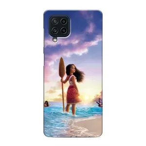 Чехол с мультфильмом Моана Samsung Galaxy M32 (Моана с веслом)