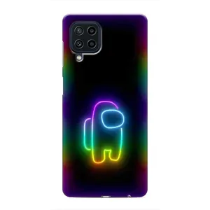 Чехол Амонг Ас для Samsung Galaxy M32 (AlphaPrint) (Яркий скин)