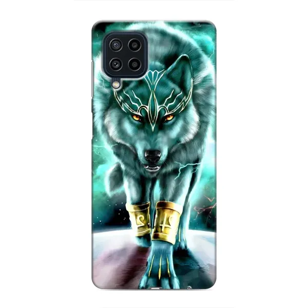 Чехол с принтом «Яркий волк» для Samsung Galaxy M32 Чехол с принтом «Яркий волк» для Samsung Galaxy M32