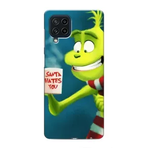 Різдвяні Чохли для Samsung Galaxy M32 (VPrint) (Зелений Грінч)
