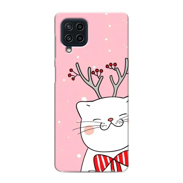 Чехол с принтом «Зимний кот» для Samsung Galaxy M32 Чехол с принтом «Зимний кот» для Samsung Galaxy M32