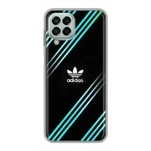 Чохли Адидас для Samsung Galaxy M33 (5G) (M336B) (AlphaPrint) (Адідас з полосами)