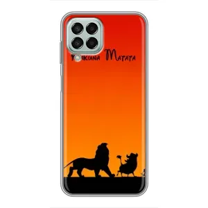 Чехол Король лев на Самсунг М33 (5G) (Акуна Матата закат)