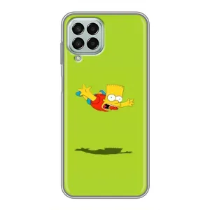 Чехол с Симпсонами для Samsung Galaxy M33 (5G) (M336B) (VPrint) (Барт Симпсон)