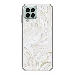 Мраморний чехол на Samsung Galaxy M33 (5G) (M336B) (VPrint) (Білий мрамор)