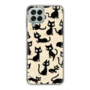 Чохол з малюнком кіт на Samsung Galaxy M33 (5G) (M336B) (Чорні коти)
