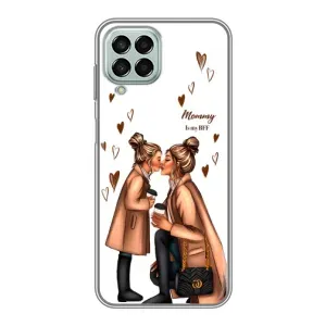 Чохол з друком для Samsung Galaxy M33 (5G) (M336B) - (Мама з дитинкою) (AlphaPrint) (Донька і мама)