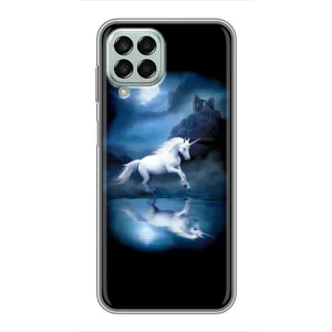 Чехол для Самсунг М33 (5G) - (Единорожки - Новинки) (AlphaPrint) (Единорог)
