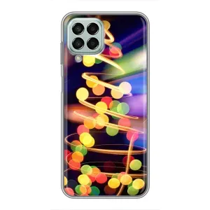 Новорічні Чохли для Samsung Galaxy M33 (5G) (М336B) (VPrint) (Ялинка в огоньках)