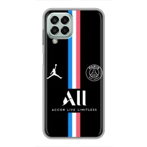 Чохли PSG для Samsung Galaxy M33 (5G) (M336B) (AlphaPrint) (футболка ПСЖ)