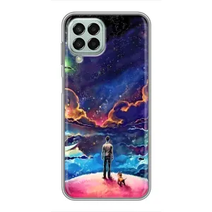 Космічні Чохли для Samsung Galaxy M33 (5G) (М336B) (VPrint) (Вид Галактики)