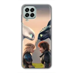 Чехол как приручить дракона на Samsung Galaxy M33 (5G) (M336B) (Иккинг и Астрид)