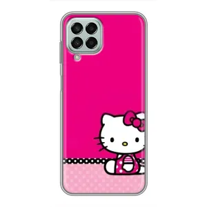 Чехол для Ребёнка на Самсунг М33 (5G) (VPrint) (Girl KITTY)