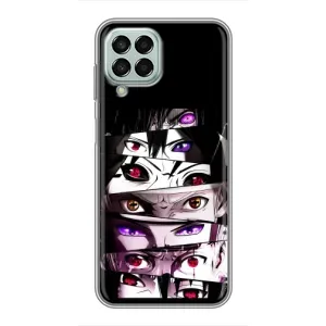 Чехлы Персонажи Аниме Наруто для Samsung Galaxy M33 (5G) (M336B) (AlphaPrint) (Глаза Anime)