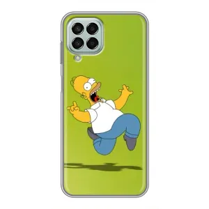 Чехол с Симпсонами для Samsung Galaxy M33 (5G) (M336B) (VPrint) (Гомер Симпсон)
