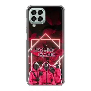 Чехол Гра в кальмара для Samsung Galaxy M33 (5G) (M336B) (Охранники Игра кальмара)
